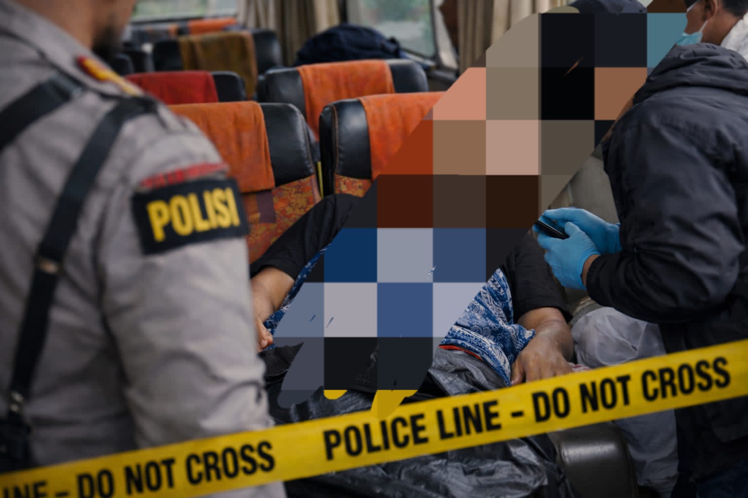 Gambar Ilustrasi Penumpang Bus