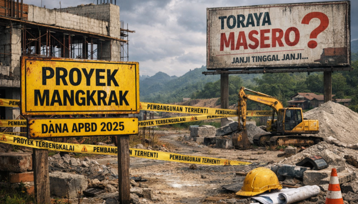 Pembangunan Tersendat, Sejumlah Proyek APBD 2025 Tana Toraja Mandek hingga 2026