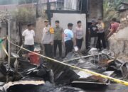 Kapolres Enrekang Turun Langsung Tinjau Kebakaran di Alla Saat Ops Ketupat 2026, Respons Cepat Personel Tuai Apresiasi