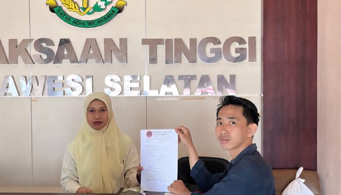 CLAT Laporkan Dugaan Tipikor Program P3A Dana Aspirasi DPR RI di Luwu Utara ke Kejati Sulsel