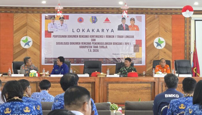 BPBD Tator Susun Rencana Kontingensi Longsor, Lebih dari 10 Kecamatan Masuk Zona Rawan