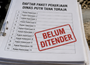 Akhir Juni Belum Tender, 11 Proyek PUTR Tana Toraja Terancam Molor