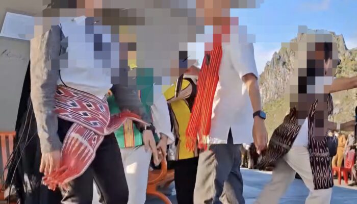 Video Viral Karaoke Dangdut di Patung Yesus Burake Ternyata Agenda Penyambutan Ketum TP-PKK